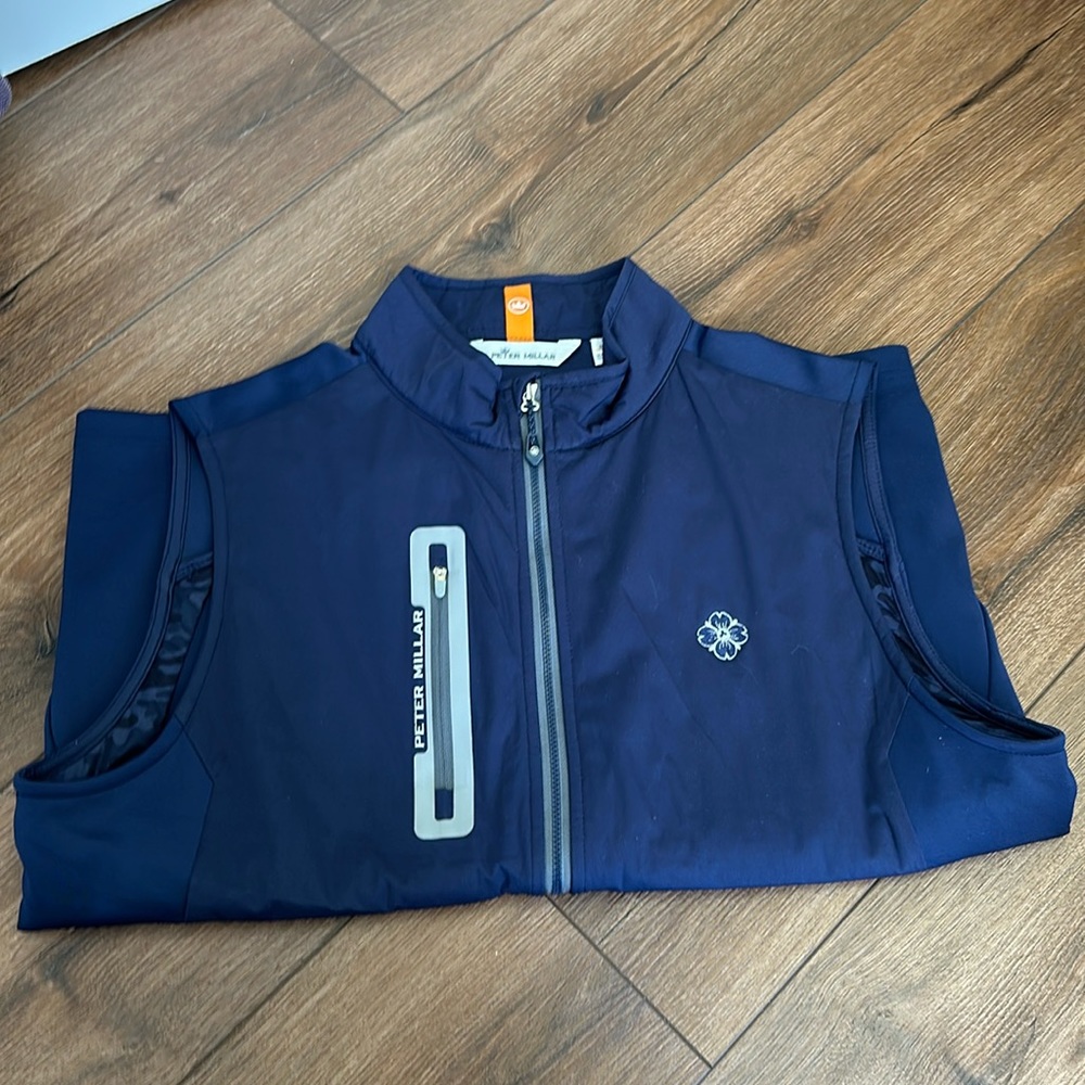 Peter Millar blue vest